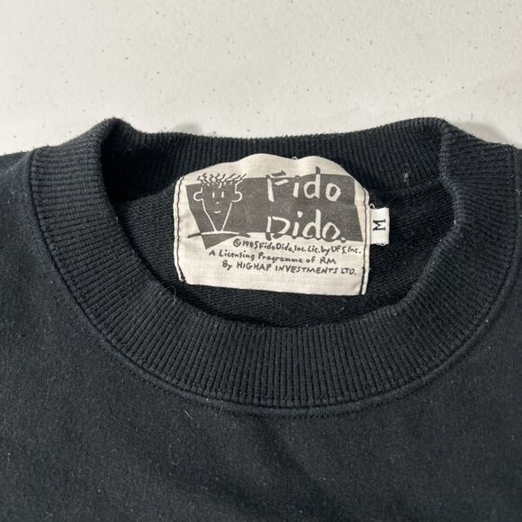 Vtg Fido Dido Shirt Womens Medium 1985 Graphic Logo 90s Y2K - Picture 7 of 12